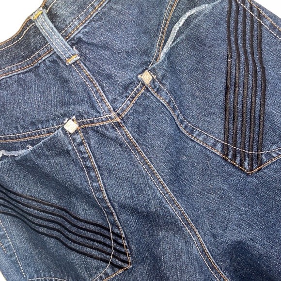 Notorious BIG Mens Jeans 34 x 31 Denim Embroidered Baggy Hip Hop Urban Rap Y2K - Picture 9 of 9